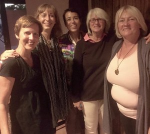 Bonn Femmes Gruppenbild mit Uschi Pruess, Ulla Menge, Claudia Reuschenbach, Nina Offizier, Peggi Liebisch